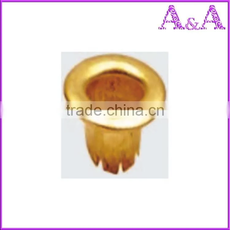 High quality metal brass eyelets and grommets for shoes handbag