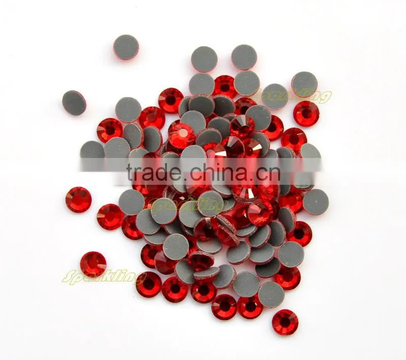 crystal hot fix rhinestone glass flat back beads shiny garment accessories
