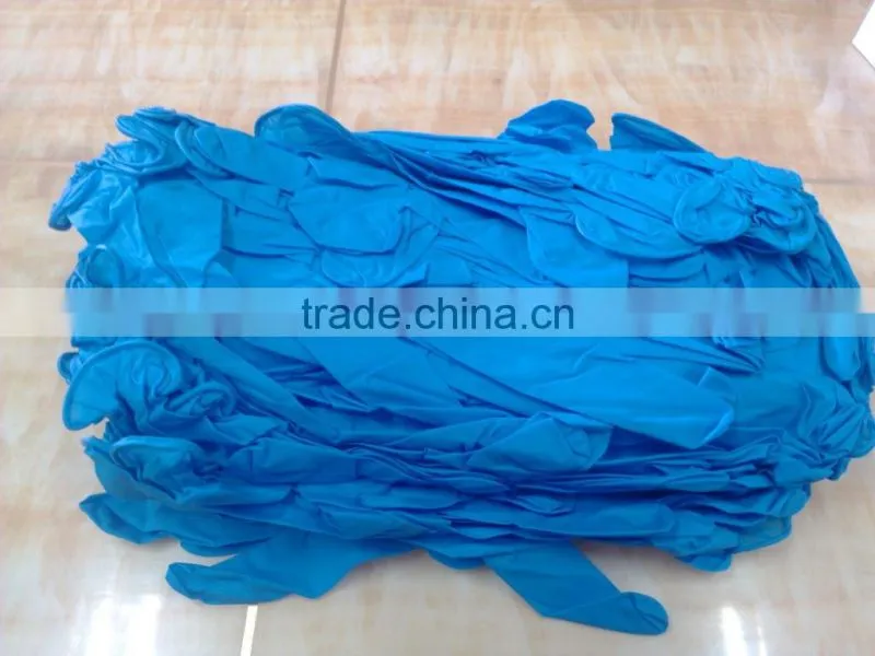 For Medical use disposable hand gloves powder free nitrile examination gloves