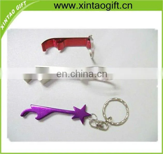 Colorful aluminum metal gecko bottle opener