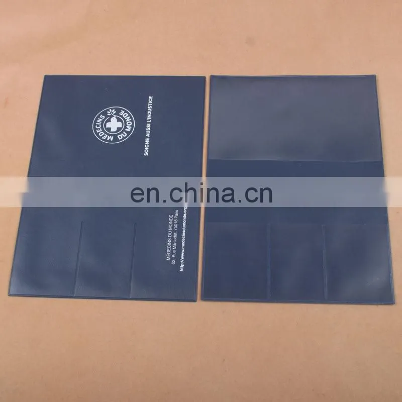 ECO pvc custom logo flexible card case