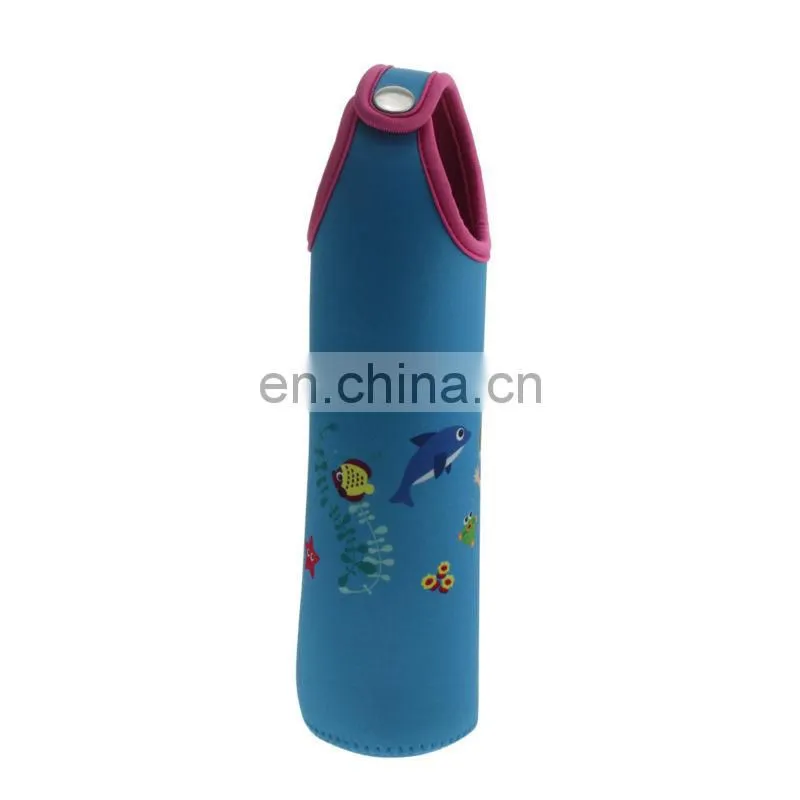 button closure neoprene wine bottle gift bag
