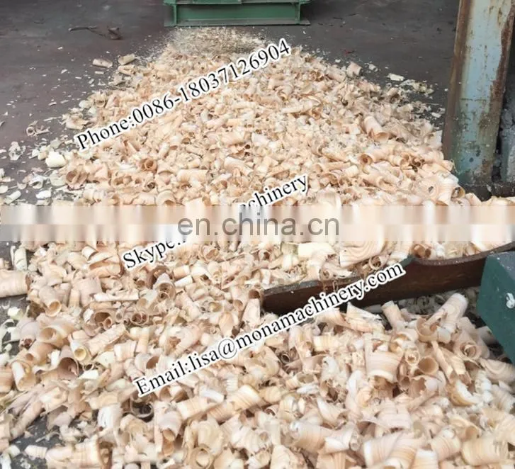Woodworking Machinery Pine Tree Hard Wood Sawdust Shaving Making Mill Machine