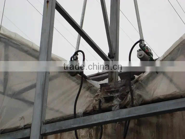 Electric greenhouse curtain gear winder