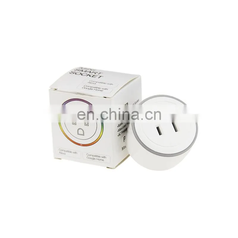 2020 New Arrivals RGB Smart Plug Home Amazon Google APP Remote Control Home Alexa Mini RGB LED WiFi Smart Plug
