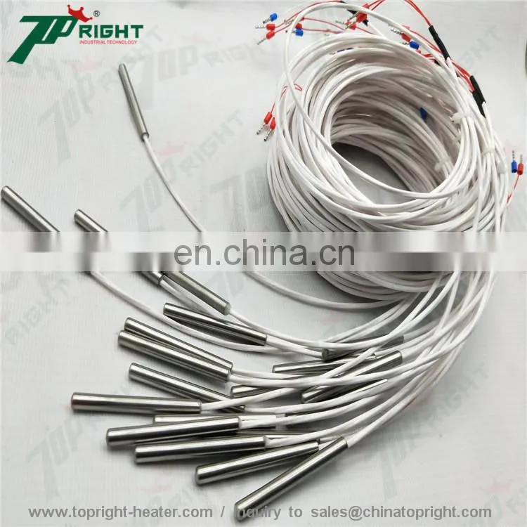 Class A pt100 thermocouple Type Sensor with PVC material 3wires