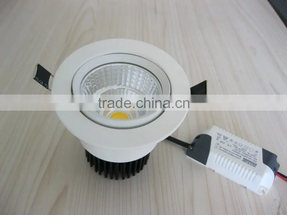 Popular using 80LM/W 9w/12w/15w cob led downlight