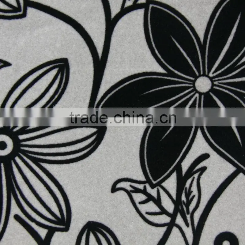 New arrival flock on flock for sofa seat cover fabric /flocked upholstery fabric/flocked sofa fabric velvet