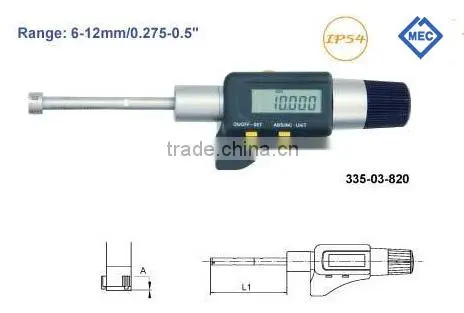Electronic Three-point Inside Micrometers