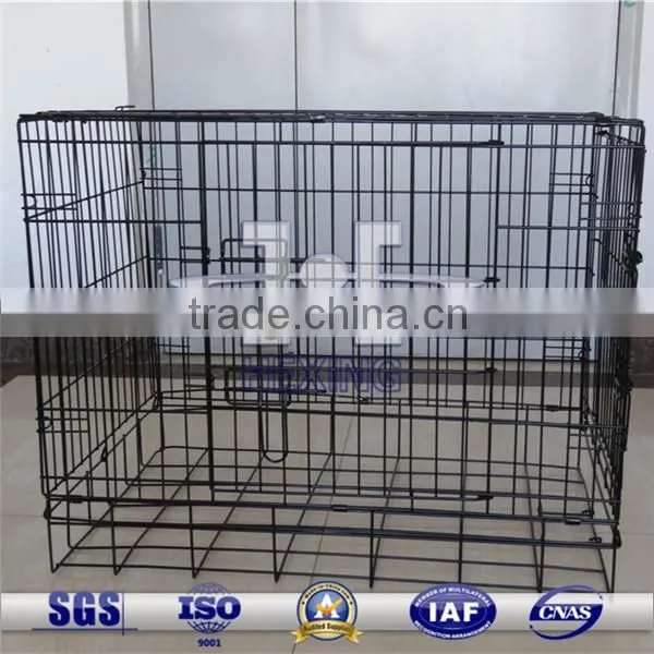 Black Coated Metal Mesh Pet Cage/Gog Cage