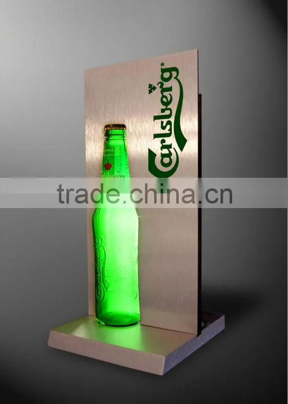 China supplier OEM bottle glorifier with LED light base