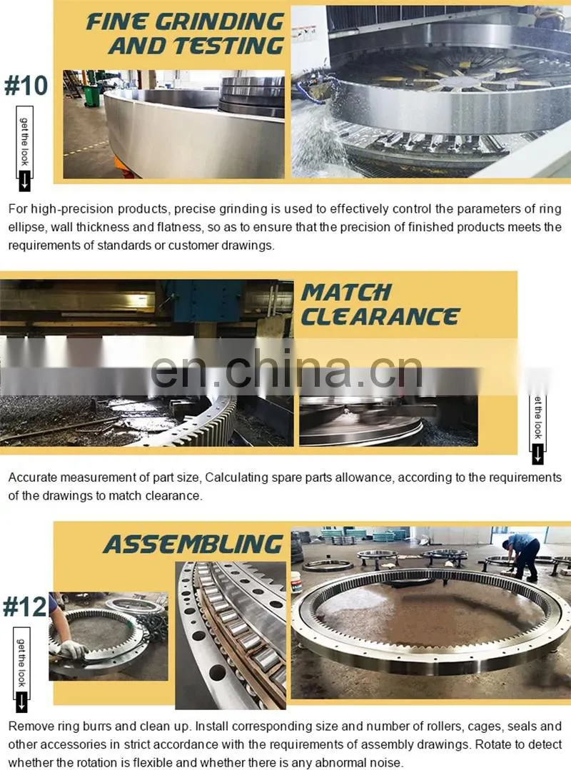 High-speed Rotary YRT200 Table Slewing Bearings Large 50Mn/40CrMn Large Bearing Capacity precision slewing bearing