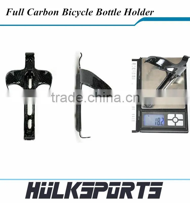 2016 New road bicycle parts mountain bike carbon water holder water bottle cage 18g