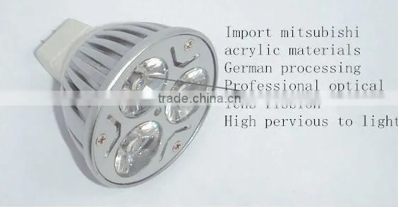 12 volt led spot lights 3w MR16