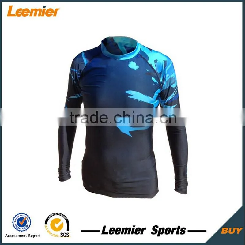 Fashion style custom sublimation design rash guard for women