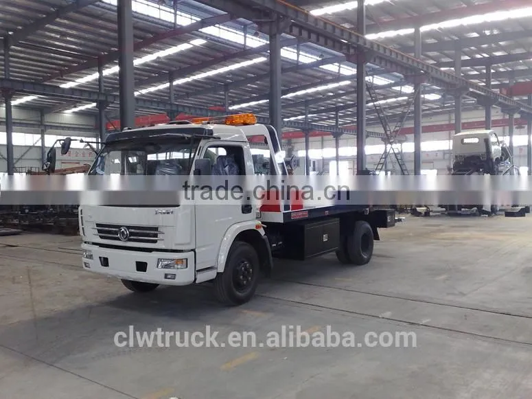 2015 Dongfeng small 4X2 tow truck for sale,5t tow truck in Peru