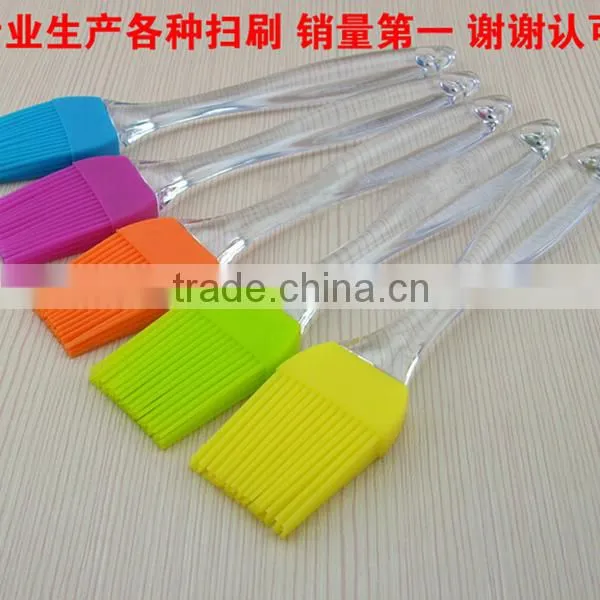 Best good colorful Non-stick portable bbq silicone oil brush,silicon paint grill brush
