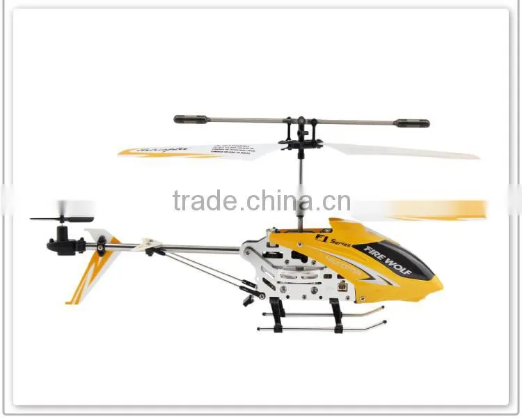 F101B 3.5 CH IR RC Helicopter Mini Metal Remote Control Helicopter Gyro RTF