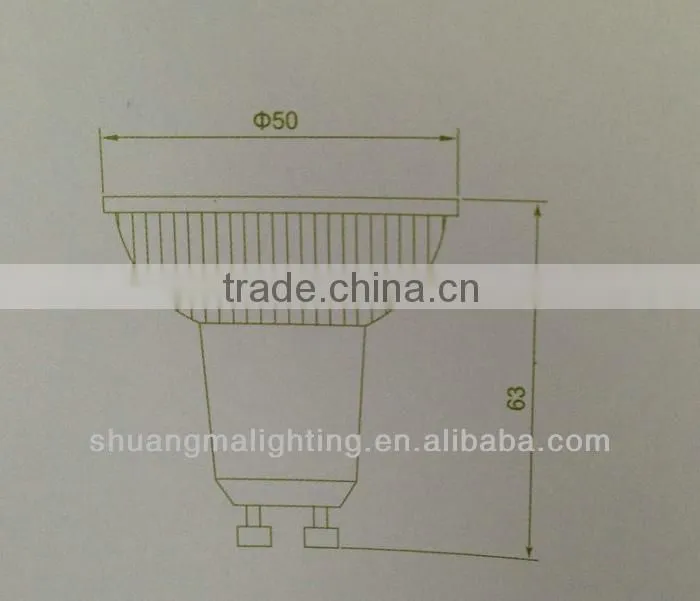 High Luminous Efficacy,High power LED Lamp-JDR 1X3W