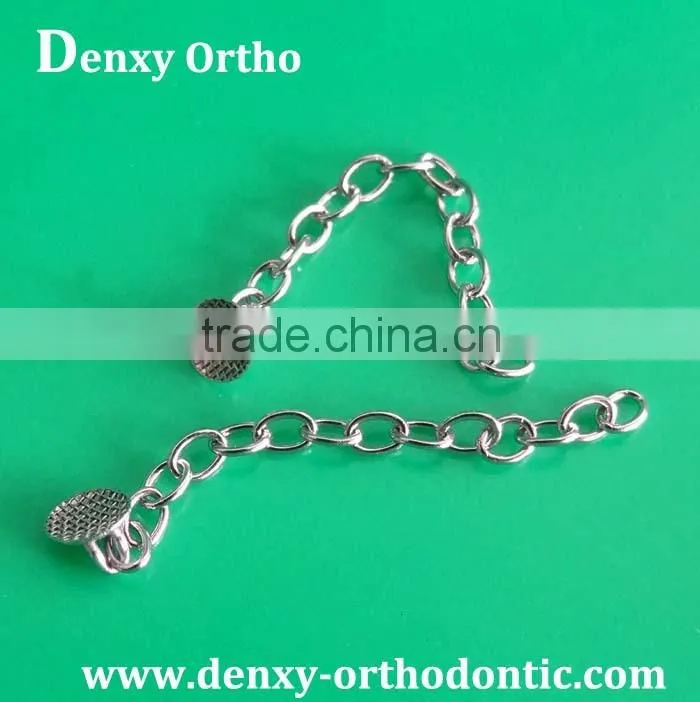 Denxy ortho mesh base lingual button orthodontic button chain