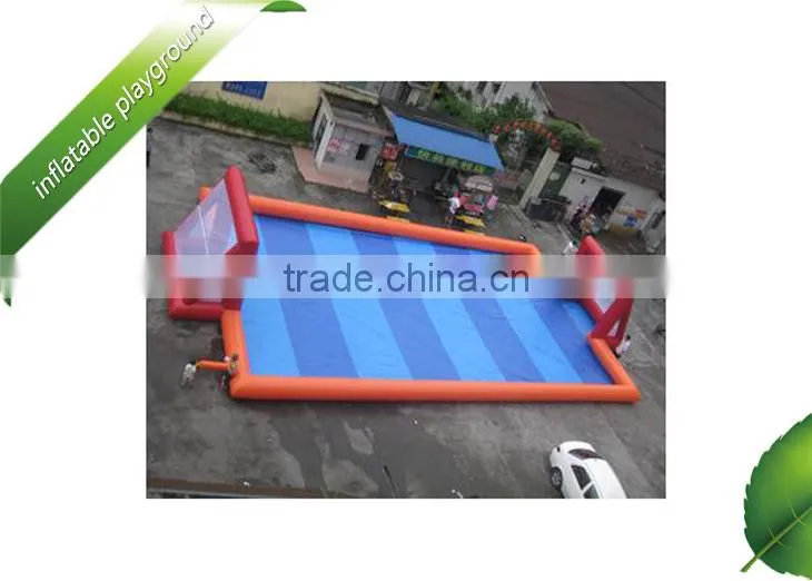 Giant inflatable soccer field inflatable football playground for fun,inflatable mattresses