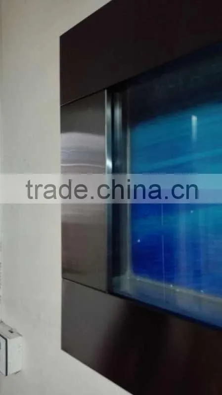 STAINLESS STEEL WALL HANGING AQUARIUM,WALL-MOUNTED FISH TANK