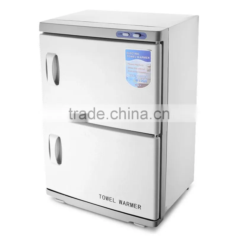 VY-46A Double-layers wet towel warmer for beauty salon cabinet uesd UV light terilizer