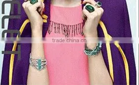 Bird Charms Black String Hand Woven Bracelet