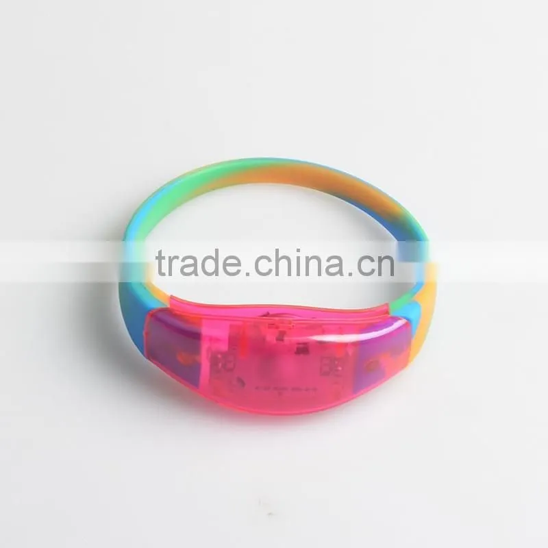 2016 Light-Up Flashing Bracelets led bracelet led silicone bracelet