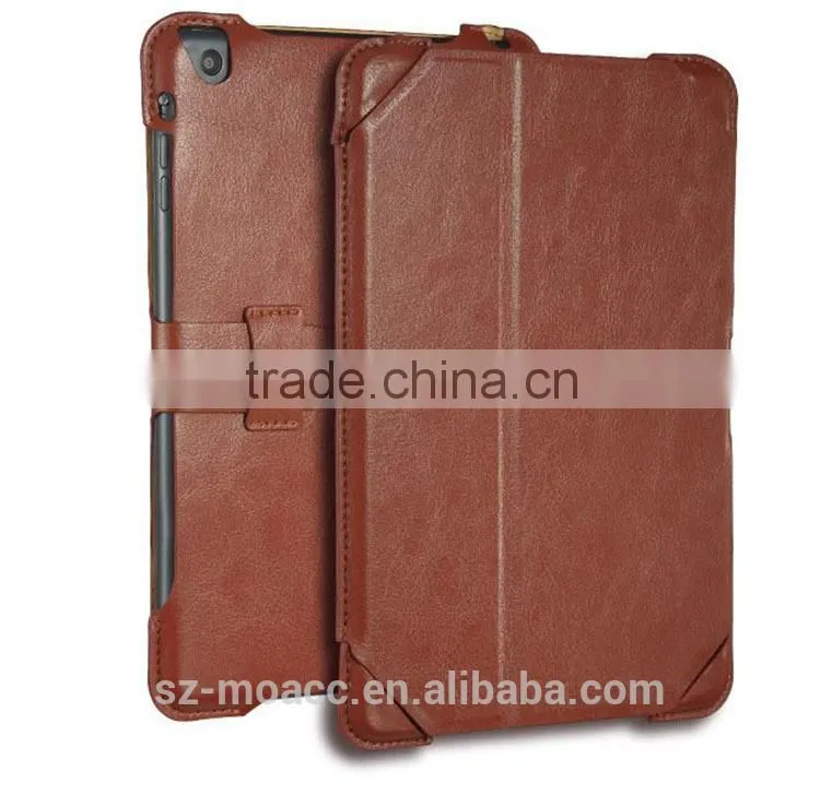 New hotsale leather Folio Case for ipad mini 3