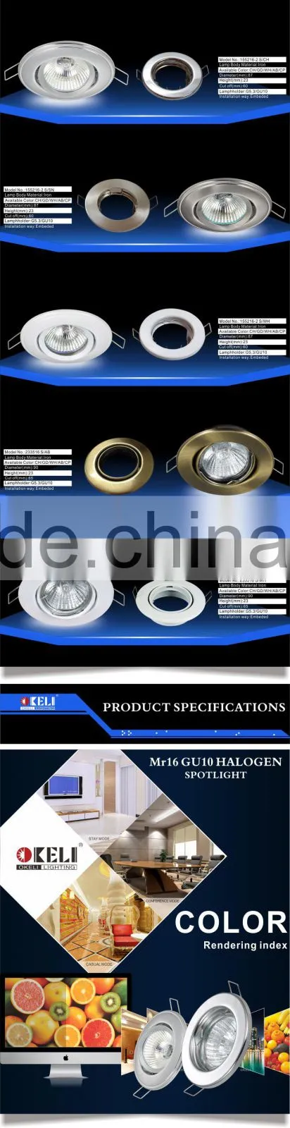 GU10 MR16 halogen stage light Iron 50w led stage light