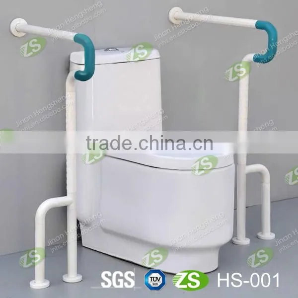 Standers security pole and stainless grab bar