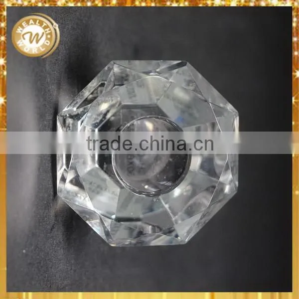 Top level manufacture crystal silver candle holders