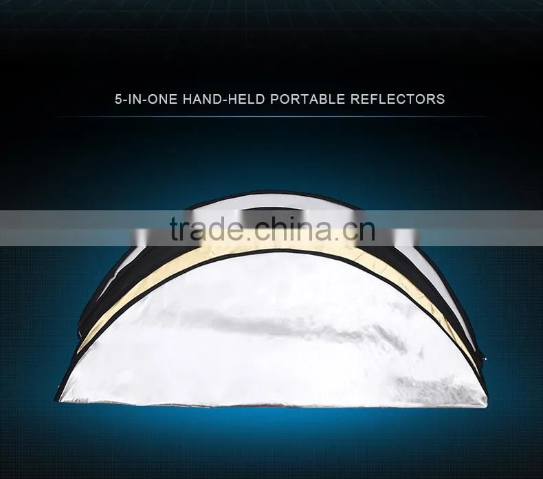 DEEP 110CM 5-in-1 Photography Studio Light Multi Photo Disc Collapsible Reflector in photographic equipment