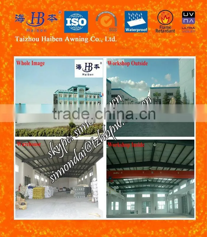 Waterproof Organosilicon Canvas Tarp for Sale