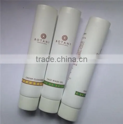 Dia 19MM packing tubes for cosmetics, matte white PE tube with screw cap