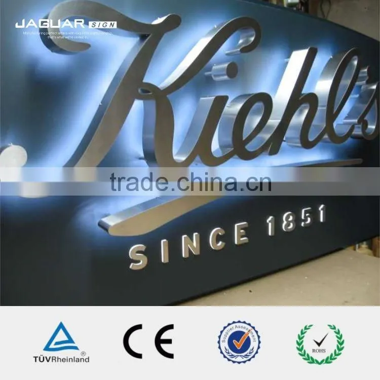 custom made 12 volt led channel acrylic letter signs with online shopping