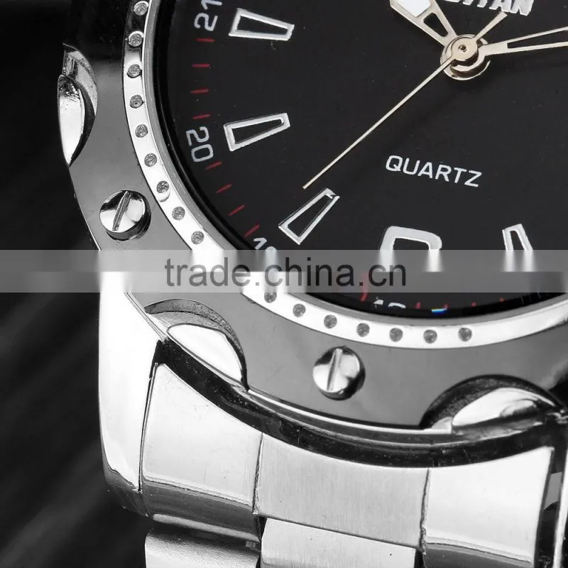 DIYAN Date Time men wristwatch full stainless steel quartz watch mans fashion casual watches Men's Dress clock relogio masculino