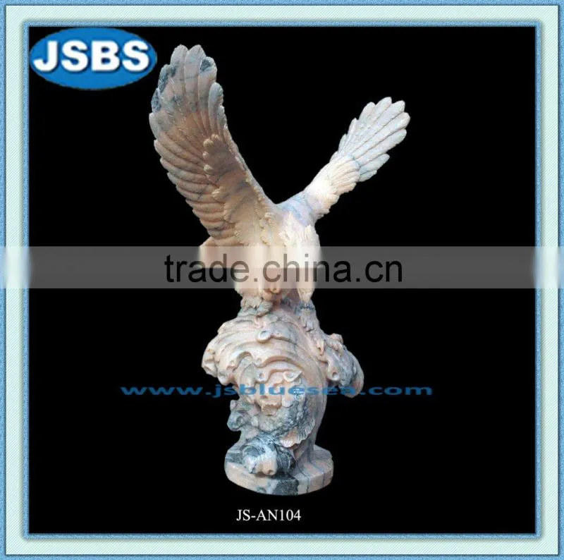 large garden ornament animal hawk statue