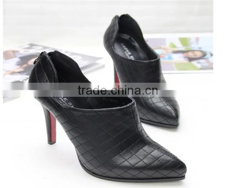 no lace boots high heel boot European boots sale