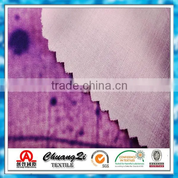 Fashion dress fabric rayon poplin big flower print fabric