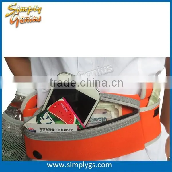 (top) waterproof lycra bum bag customize fanny pack Runners Belt for Phones, Camera, Cash, Documents
