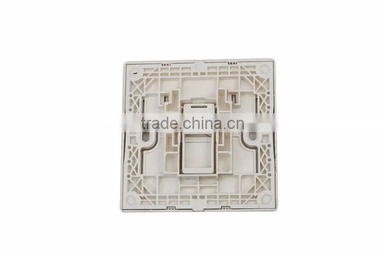 wall faceplates rj45 wall socket, one port gold color wall faceplates