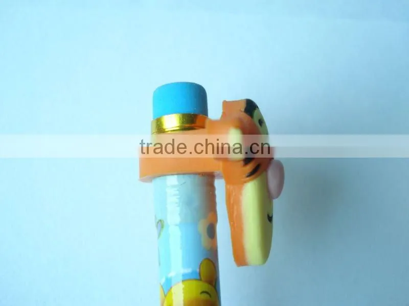 Custom soft pvc promotional pencil topper