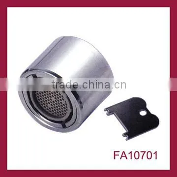 brass shell with plastic inner core kitchen Faucet aerator with swivel ball joint