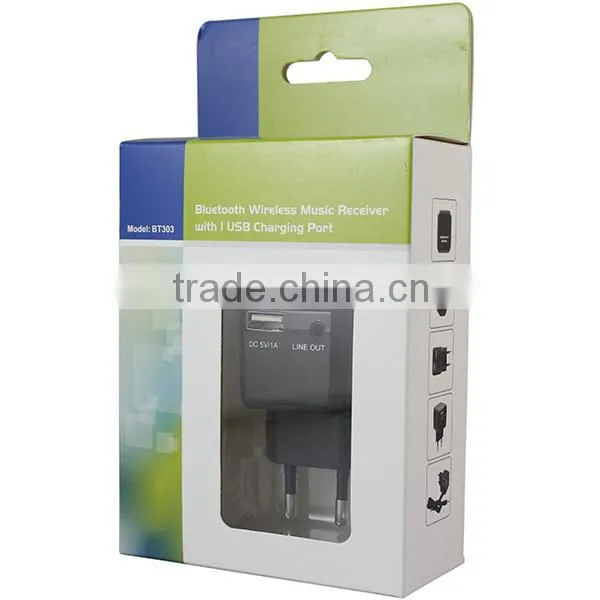USB Charging Port Smart Bluetooth Wireless Music Receiver for Home Stereo Audio System