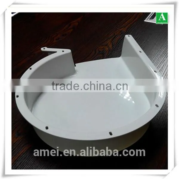 Black hard plastic vacuum forming auto parts