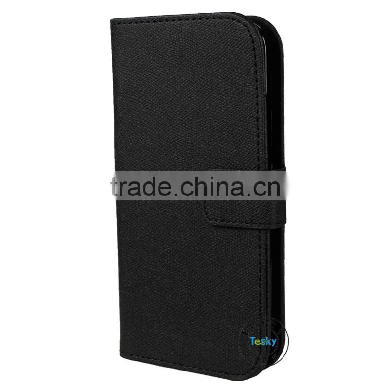 factory direct sell wallet with card slots pu leather phone case for htc butterfly 2
