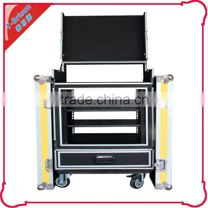 china manufacturer Plywood Dj Work Table Flight Case With Drawer