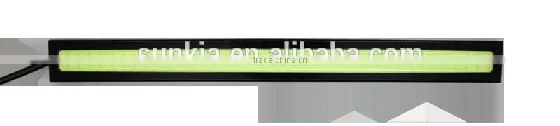 Universal Fit for any car any brand 17cm cob led light bar cob led drl daytime running light